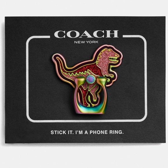 Coach Accessories Coach Rexy Oil Slick Phone Ring Stand Poshmark